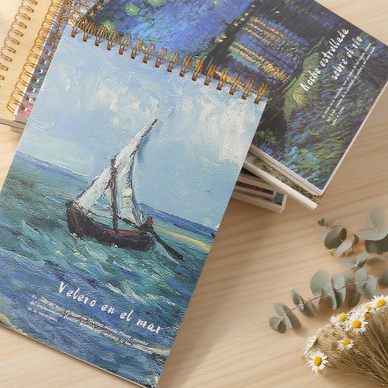 Monet Painting Cover Sketchbook